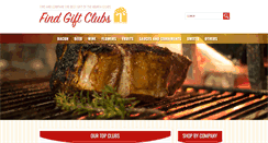 Desktop Screenshot of findgiftclubs.com